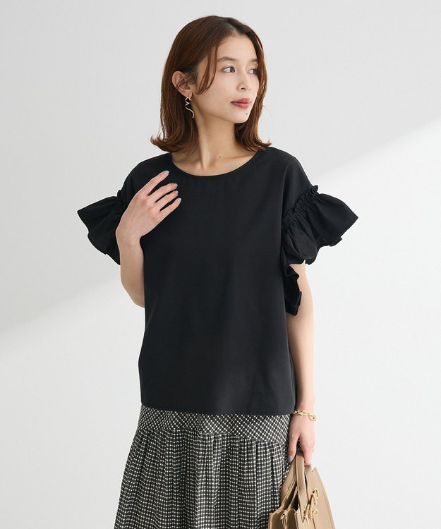 Green Parks ・ＥＬＥＮＣＡＲＥ　ＤＵＥ　バックリボンブラウス Off White