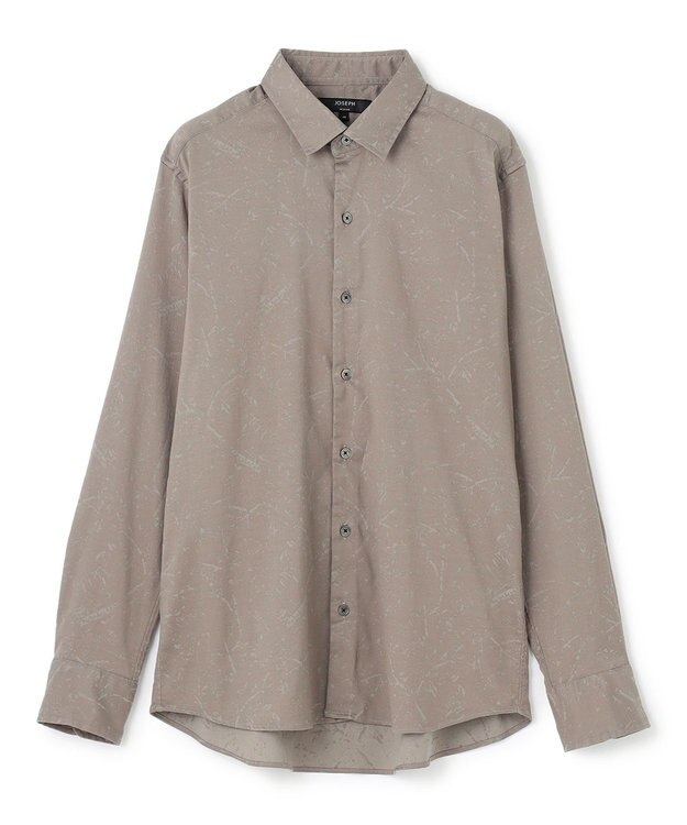 JOSEPH HOMME フォレストジャガードストレッチ　レギュラーカラーシャツ ベージュ系3