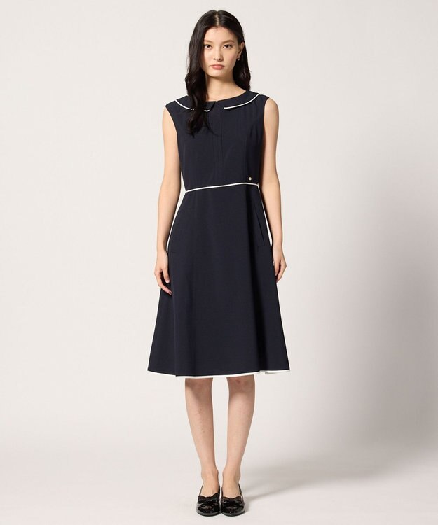 TOCCA 【00サイズあり・洗える・吸水速乾・消臭】SPRINKLE DAY ドレス ネイビー系