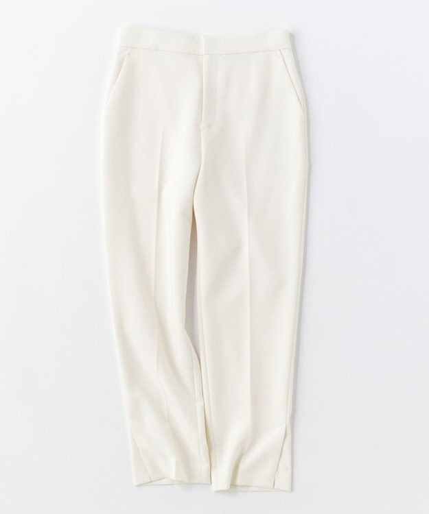 UNFILO イージーケア  テーパードパンツ アイボリー