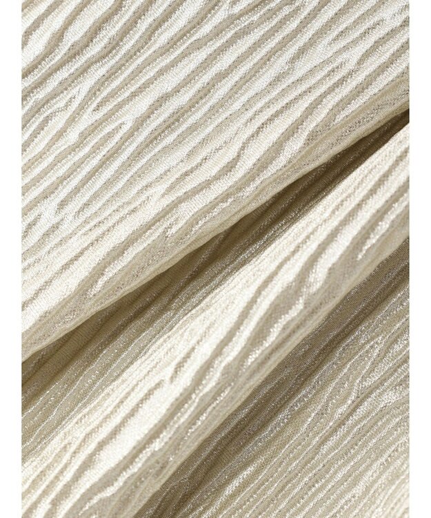 Green Parks シャイニープリーツナロースカート Silver