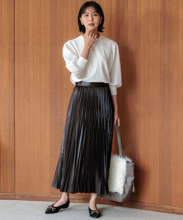 23区 23区×FABIO RUSCONIコラボレーション ビット パンプス ブラック系