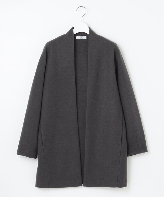 J.PRESS LADIES ニードルパンチ カーディガン グレー系