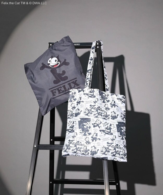 Green Parks ■ＦＥＬＩＸ　プリントトートバッグ Charcoal Gray