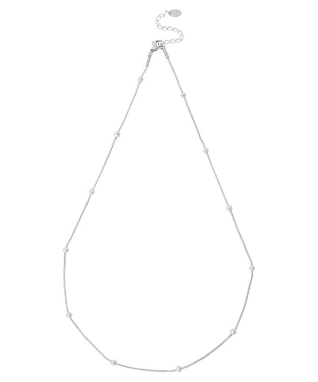 Green Parks ・ＨＡＬＦ　ＴＩＭＥ　サージカルドットチェーンネックレス Silver