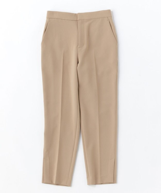 UNFILO イージーケア  テーパードパンツ キャメル