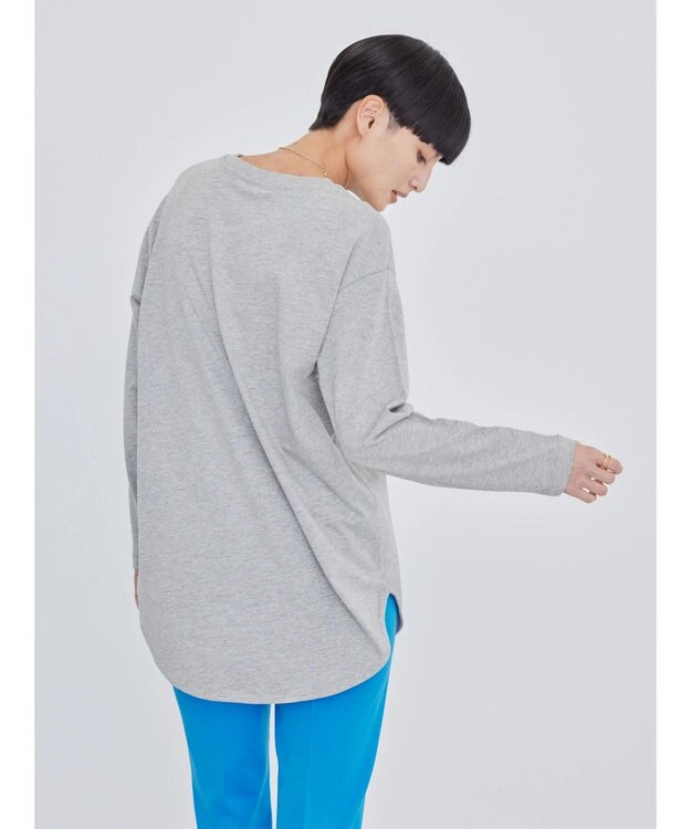 AMERICAN HOLIC カラフルラウンドカットプルオーバー2 Light Gray Mixture