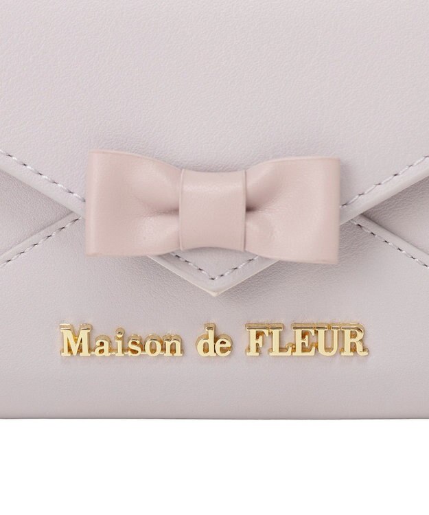 Maison de FLEUR レター型ウォレット Lavender