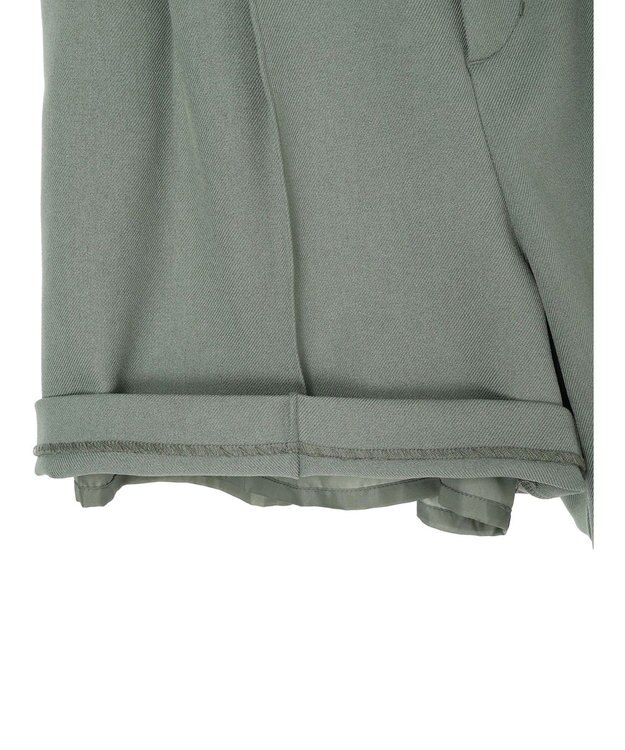 earth music&ecology ベルト付きショートパンツ Khaki