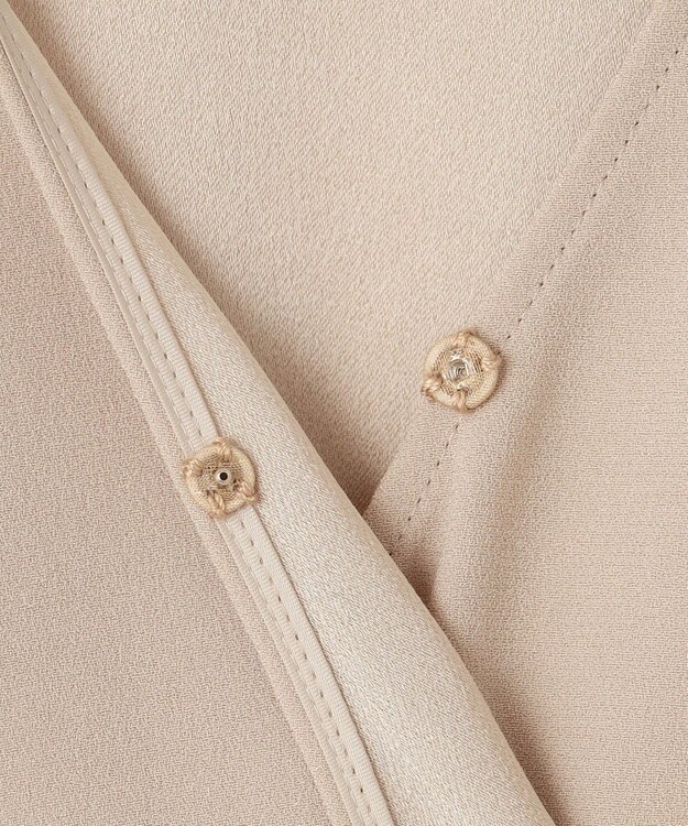 BEIGE， 【WEB＆一部店舗限定・L-size】CINDY / ラップドレス Sand × Black