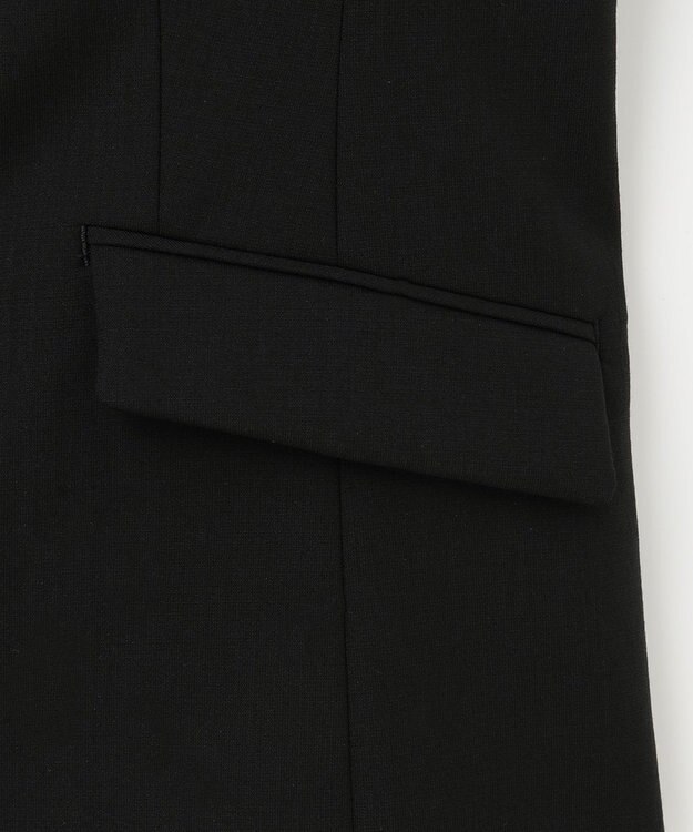 J.PRESS LADIES 【リクルート対応】テフロンカームスキン テーラード ジャケット ブラック系