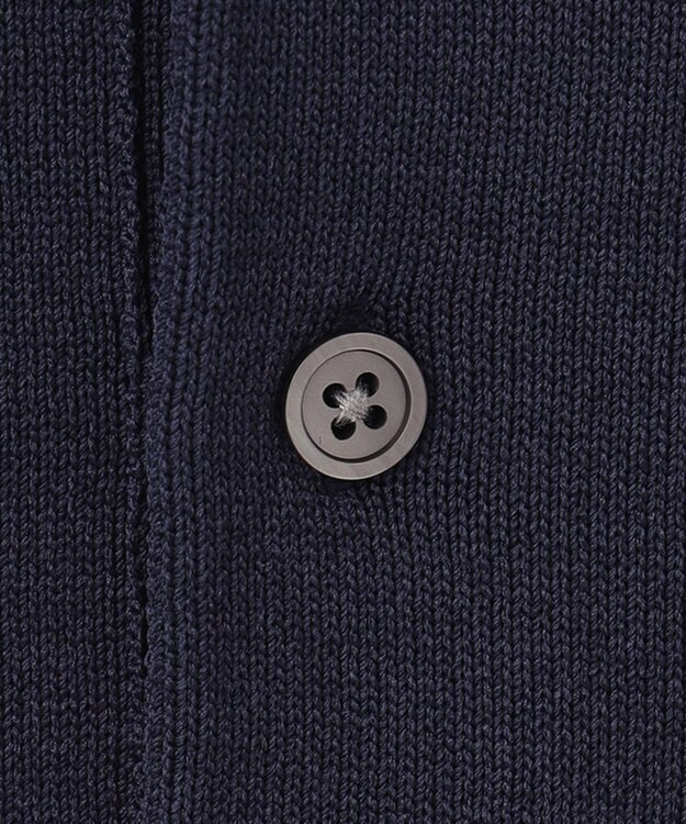 UNFILO MENS 【接触冷感】イージーケア ニットポロ [23年春夏商品] ネイビー