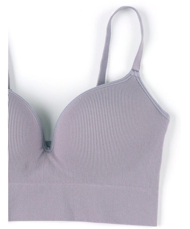 WACOAL ノンワイヤーブラ 【GOCOCi ゴコチ】 ぴったりフィット アンダー部分のズレを軽減 洗濯機洗い可能(ネット使用) ブラトップ レディース ハーフトップ CGG255 /ワコール パープル