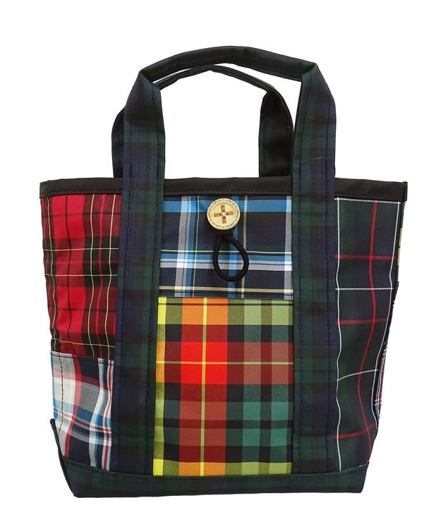 +RING 【水・汚れに強い】【B5サイズ】撥水ミニトートバッグ S CHK SR255 マルチカラー