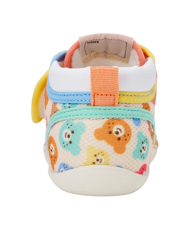 MIKI HOUSE HOT BISCUITS 【11.5-13.5cm】 パステルビーンズ ファーストベビーシューズ 白