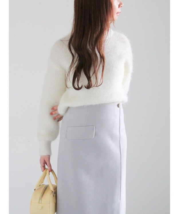 Te chichi キャットヤーンニット オフホワイト