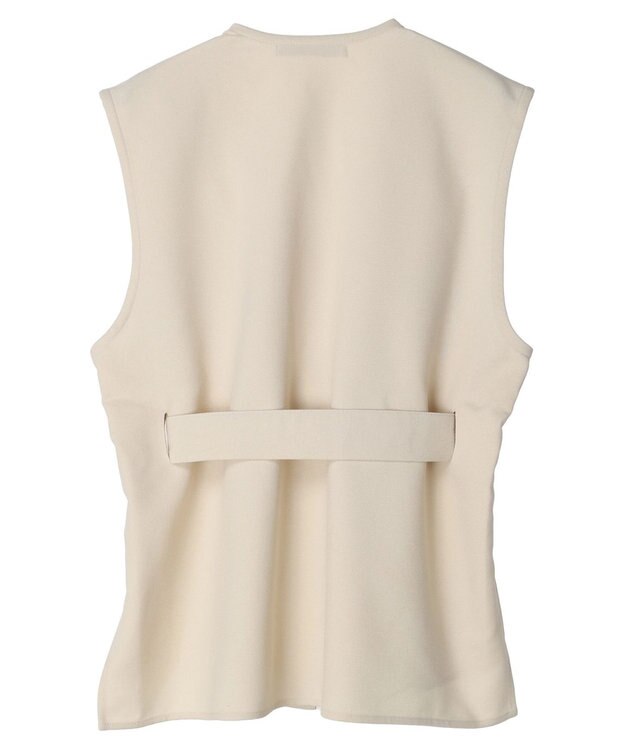 Green Parks Ｂ．ウエストベルトベスト Ecru