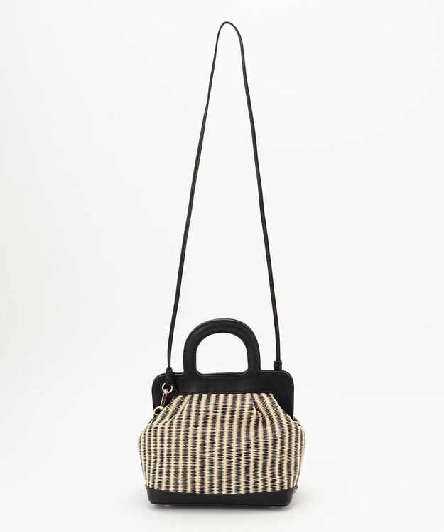 UNBILLION kakatoo フレームミニショルダーバッグ ブラック