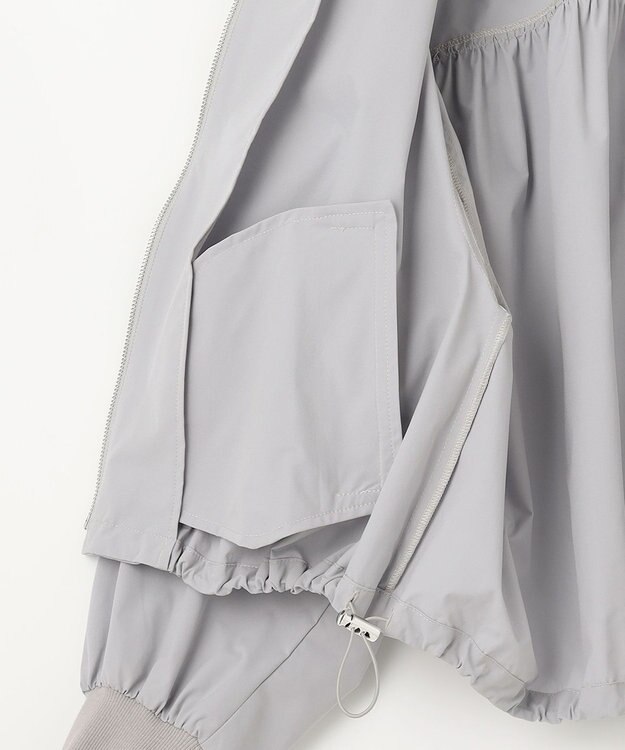 Feroux バックギャザー ブルゾン ライトグレー系