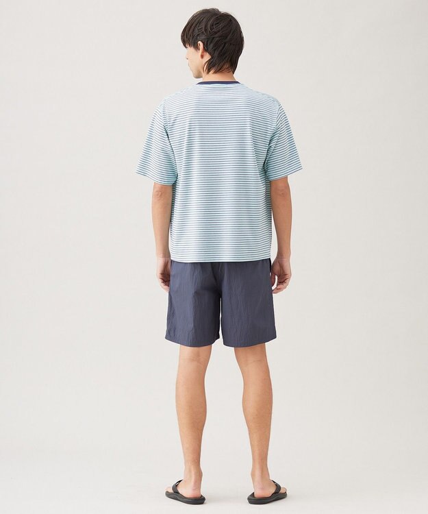 UNFILO MENS 【男女兼用】撥水 アクティブショーツ ネイビー