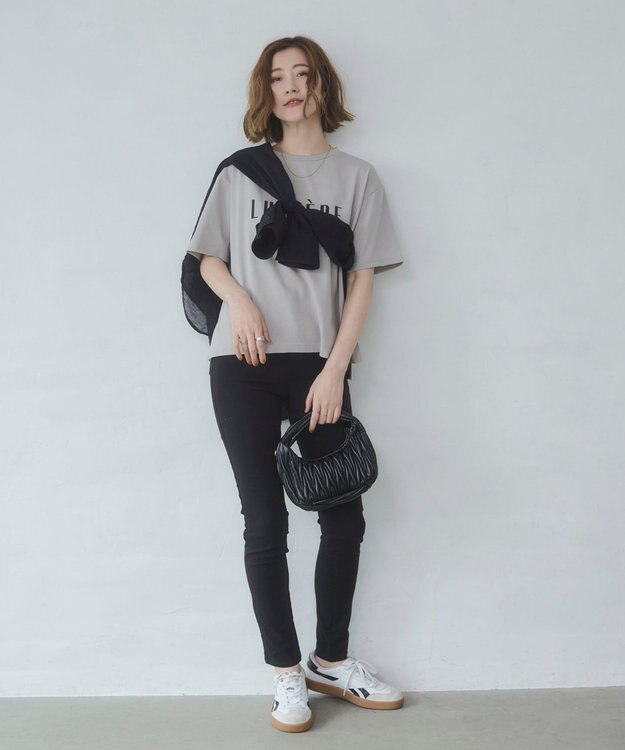 WEGO 【2026春夏新作】接触冷感プリントロゴT グレー