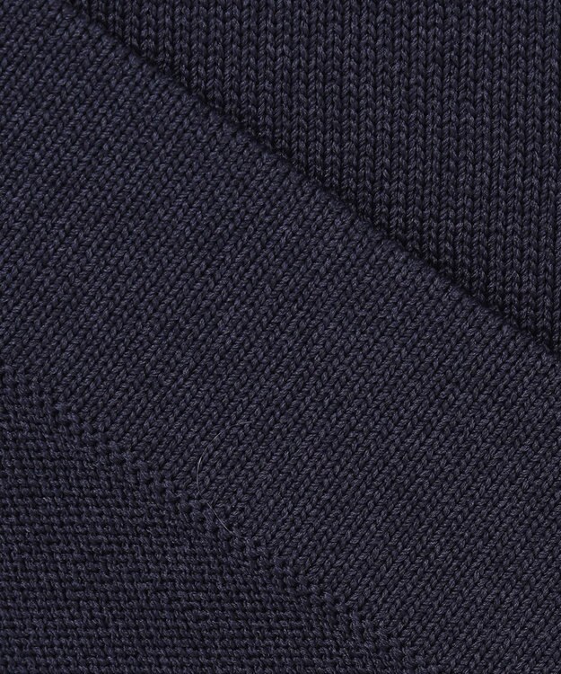 UNFILO MENS 【接触冷感】イージーケア ニットポロ [23年春夏商品] ネイビー