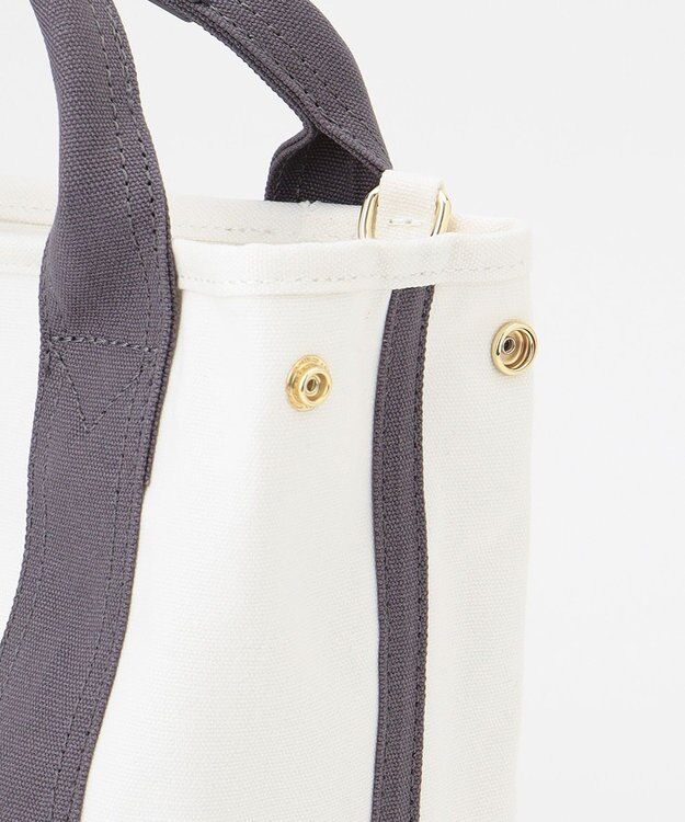 J.PRESS LADIES 【2way・撥水】 キャンバス トート バッグ グレー系1