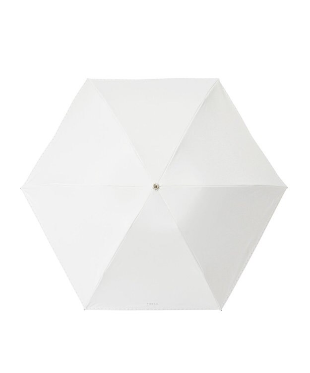 MOONBAT 【フルラ （FURLA）】晴雨兼用折りたたみ日傘　スタッズ ホワイト