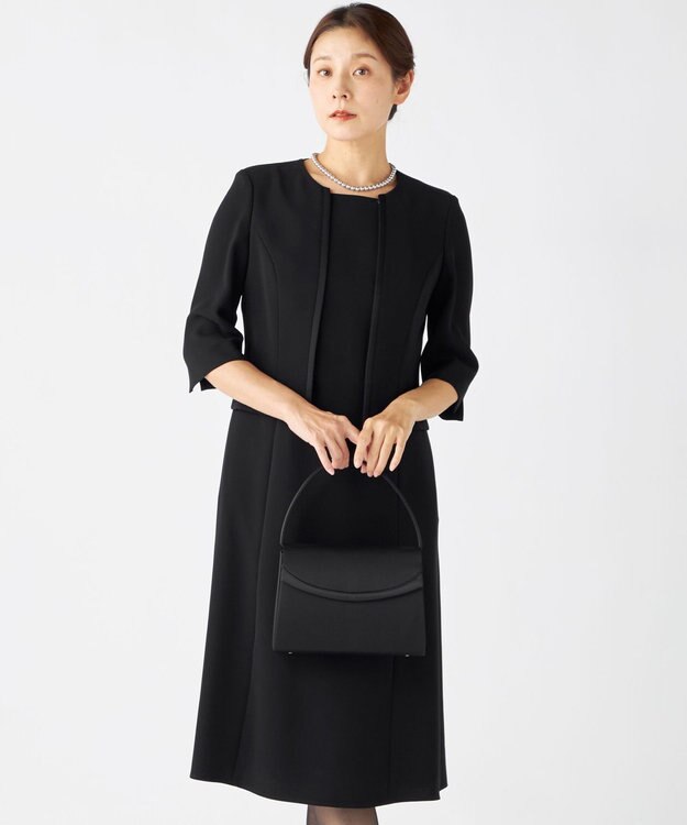 自由区 FORMAL 【定番】シンプルハンドバッグ ブラック系