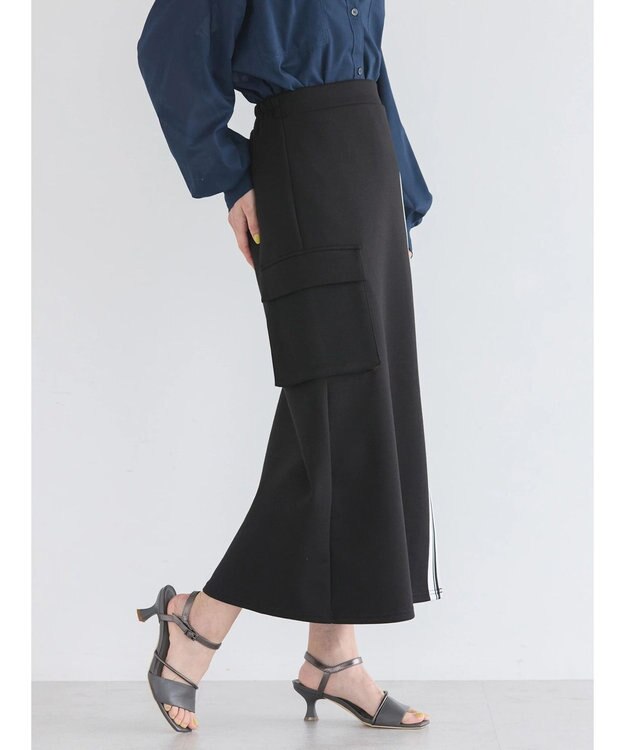 AMERICAN HOLIC サイドラインタイトスカート Black