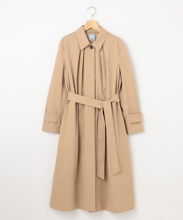 組曲 L 【WEB限定】ライトトレンチ ステンカラーコート ベージュ系