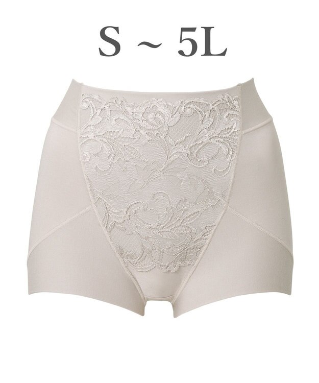 BRADELIS New York 【BRADELIS NewYork peace ブラデリス】ハートのお尻に格上げショーツ24 深め 綿混 伸縮性抜群 程よくフィットしてキュッと上がる グレージュ