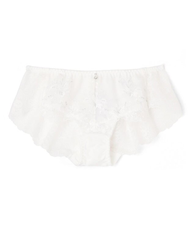 San-ai Resort（三愛水着楽園） エレガントコレクション【2503】デザインバックレースショーツ ホワイト