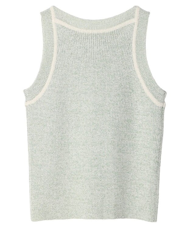 Green Parks ＫＢＦ　配色ニットタンク Green