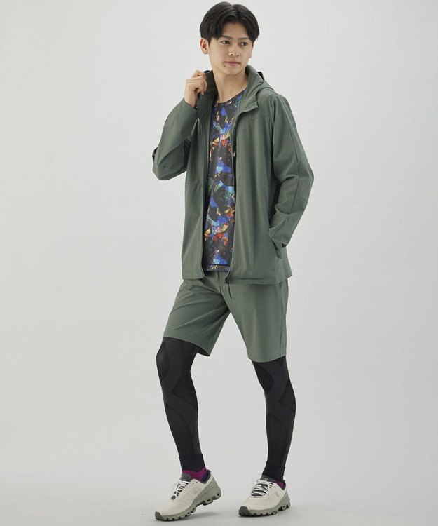 CW-X 【MEN】 CW-X ボトムス ひざ上丈 はっ水(本体) 布帛素材 UVカット率90%以上(本体) メンズ DHO305 /ワコール オリーブ