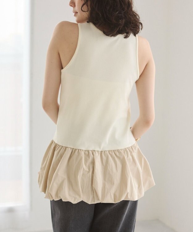 WEGO 【ANGIE VINTAGE】バルーンタンクトップ ホワイトアイボリー