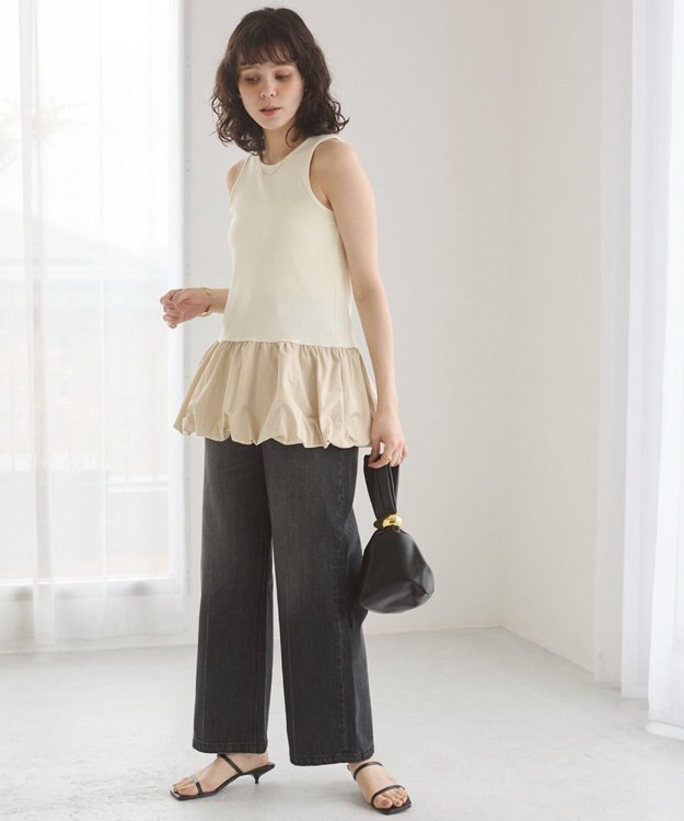 WEGO 【ANGIE VINTAGE】バルーンタンクトップ ホワイトアイボリー