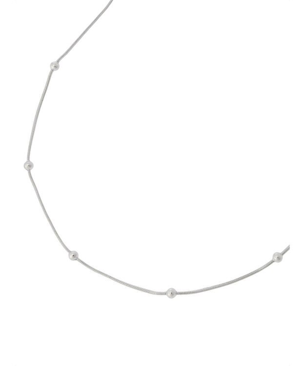 Green Parks ・ＨＡＬＦ　ＴＩＭＥ　サージカルドットチェーンネックレス Silver