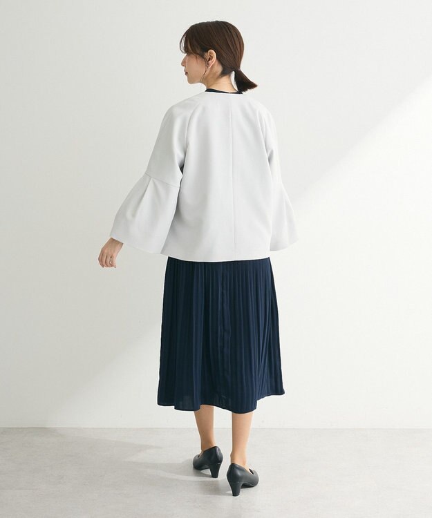 Green Parks ef-de プリーツワンピース Dark Navy