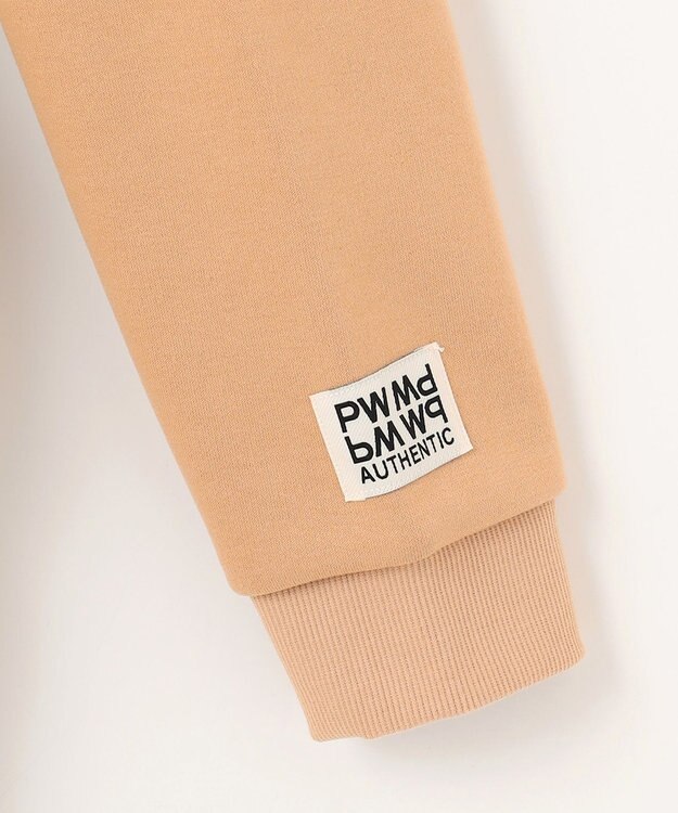 PW CIRCULUS 【MEN】裏毛ジップアップフーディ ベージュ系