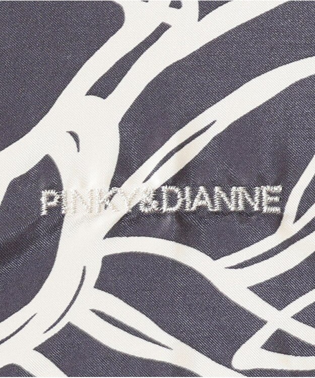 AURORA PINKY & DIANNE（ピンキー＆ダイアン） 花柄耐風雨傘（長傘） ブラック