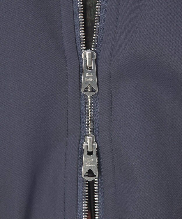 Paul Smith  ウールライク ドレープ ワイドブルゾン グレイッシュブルー