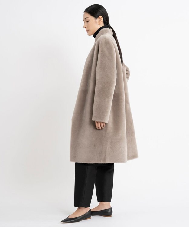 23区 【エステータ】ムートン コート グレージュ系