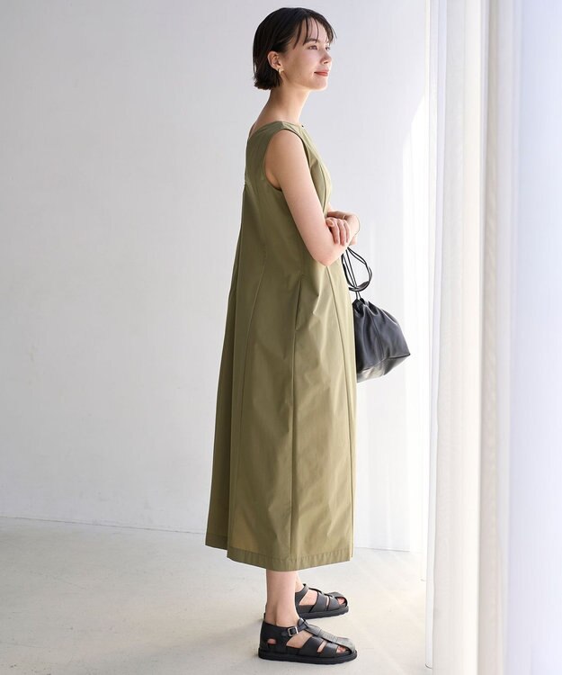 UNFILO L 【GOCOCi/ワコール】FINE MOVE コクーンワンピース カーキ