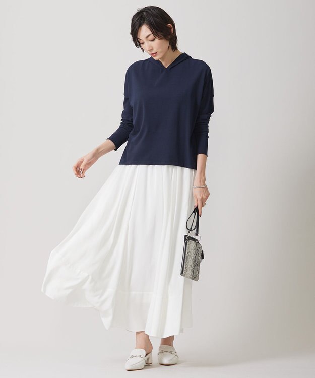 ICB ポインテッドローファーミュール ツイード系