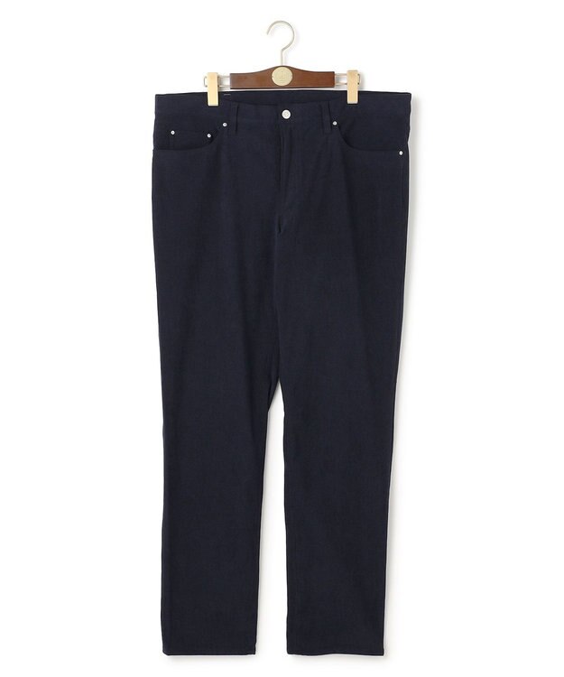 J.PRESS MEN 【KING SIZE】【ストレッチ】トリコットコーデュロイ5ポケット パンツ ネイビー系