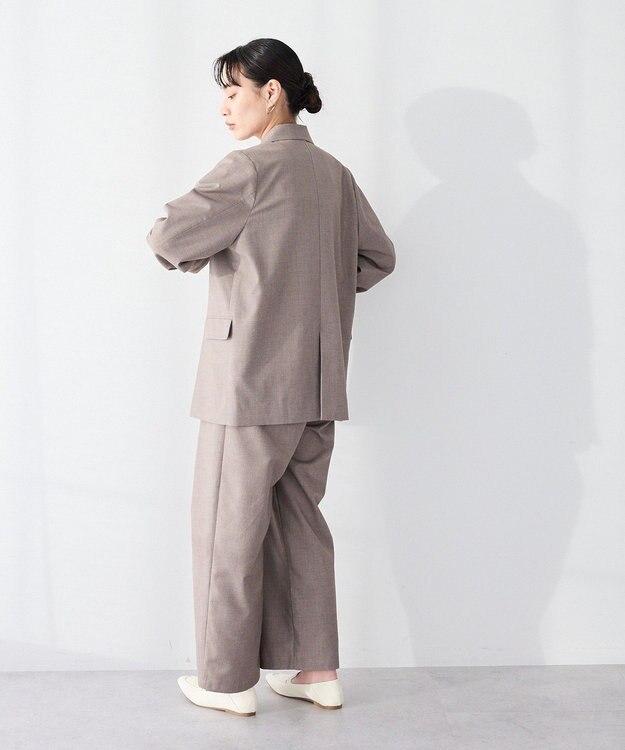 CRAFT STANDARD BOUTIQUE ＜セレモニー＞ダブルテーラードジャケット Beige Mixture