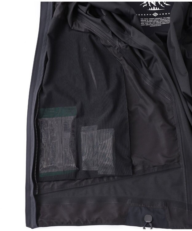 JOSEPH ABBOUD MOUNTAIN 【ストレッチ/撥水/防水素材/イタリア素材/ライナードッキング対応】マウンテンシェル パーカー ネイビー系