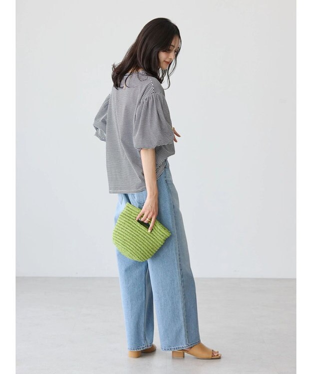 AMERICAN HOLIC ボリュームスリーブカットプルオーバー Border