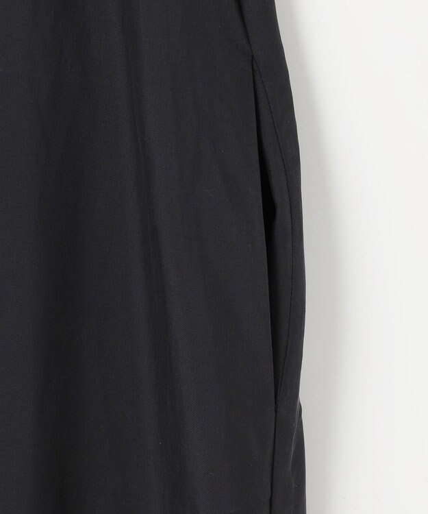 NAVE 【ReNAVE・セットアップ可/洗える/UVケア/接触冷感】フィブリルシャンブレーワンピース ブラック系